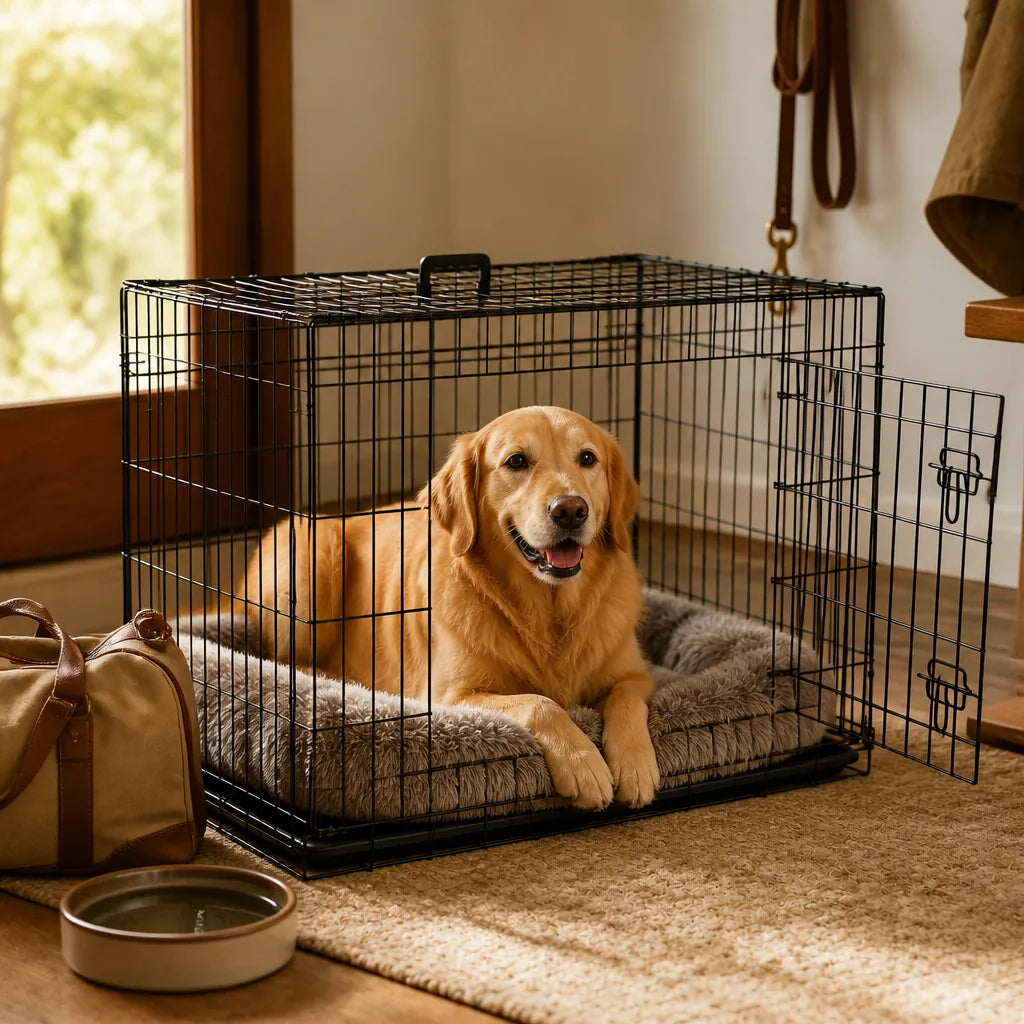 caisse-de-transport-chien-golden-retriever