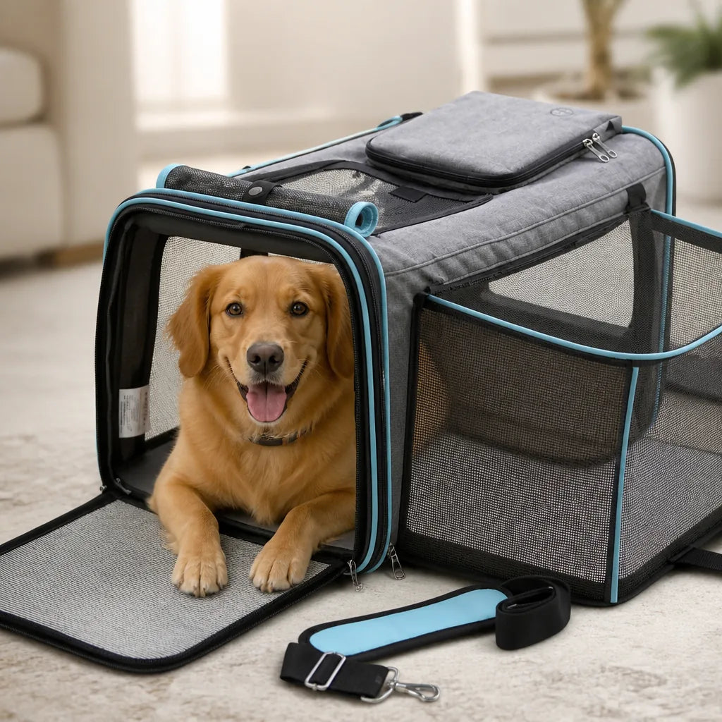caisse-de-transport-chien-pliable