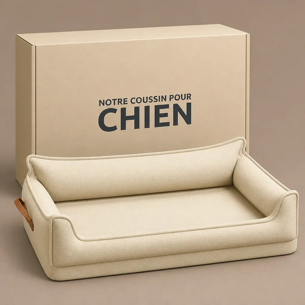 canape-lit-pour-chien-en-simili-cuir