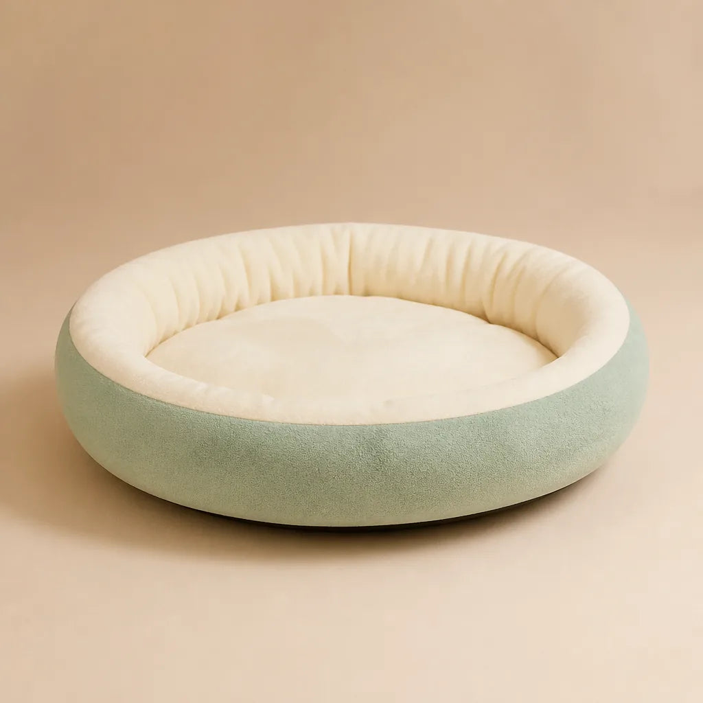 Coussin Ovale Gris Taille Large Pour Chien