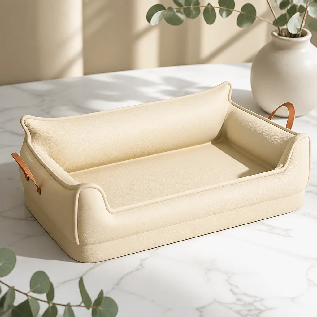 Coussin Simili Cuir Pour Chien
