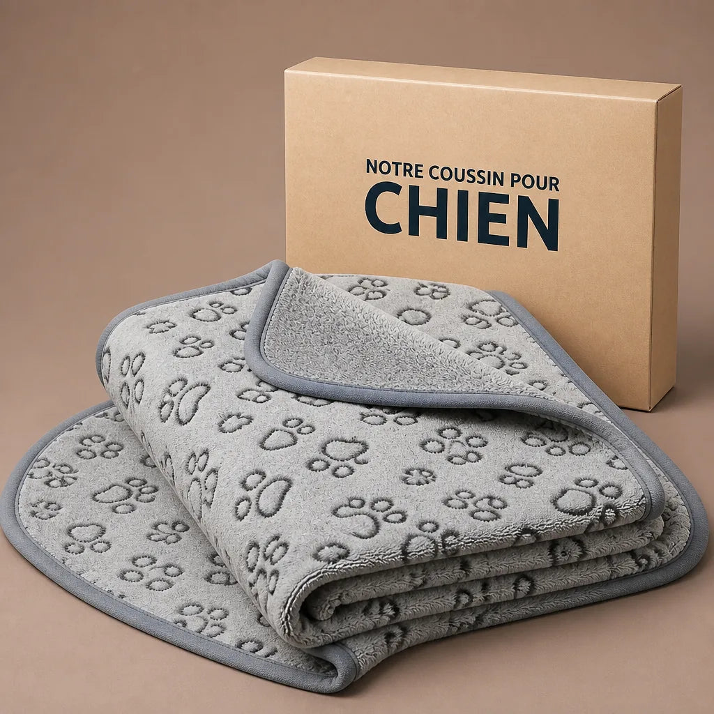 Couverture Polaire Taupe Pour Chien