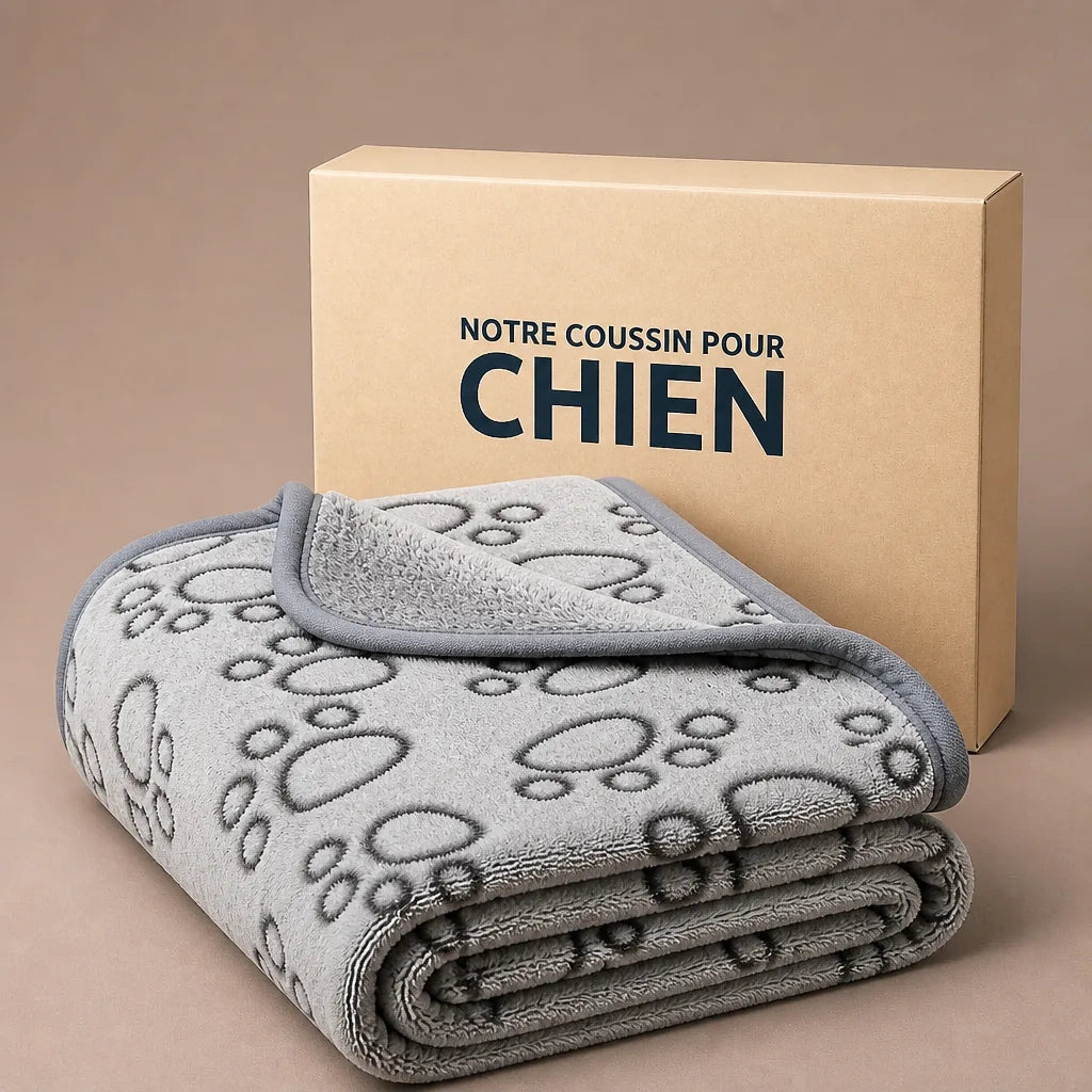 Couverture Polaire Taupe Pour Chien