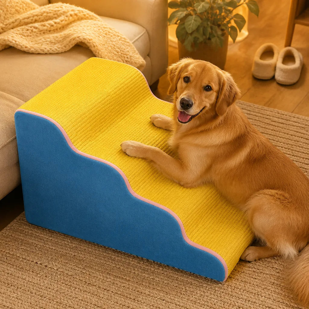 escalier-pour-chien-lit