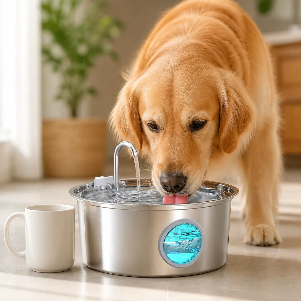 gamelle-d-eau-pour-chien-la-nuit