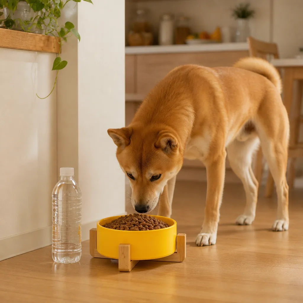 gamelle-pour-chien-avec-support