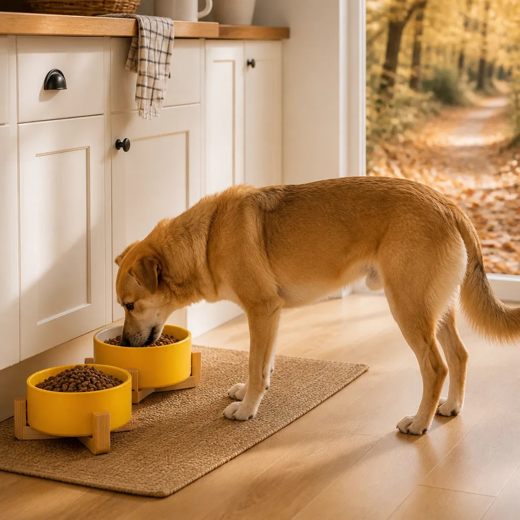 gamelle-pour-chien-avec-support