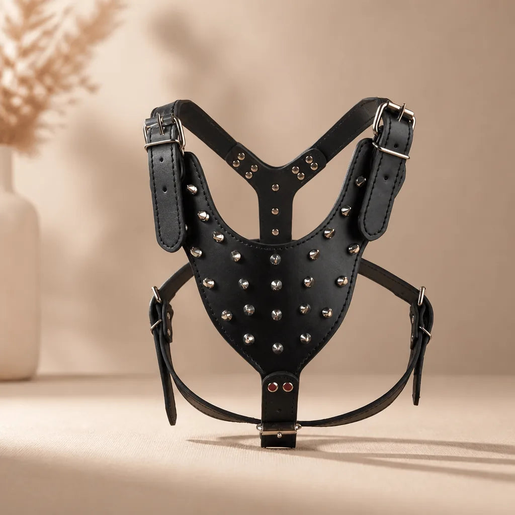 Harnais Cuir Pour Chien Molosse
