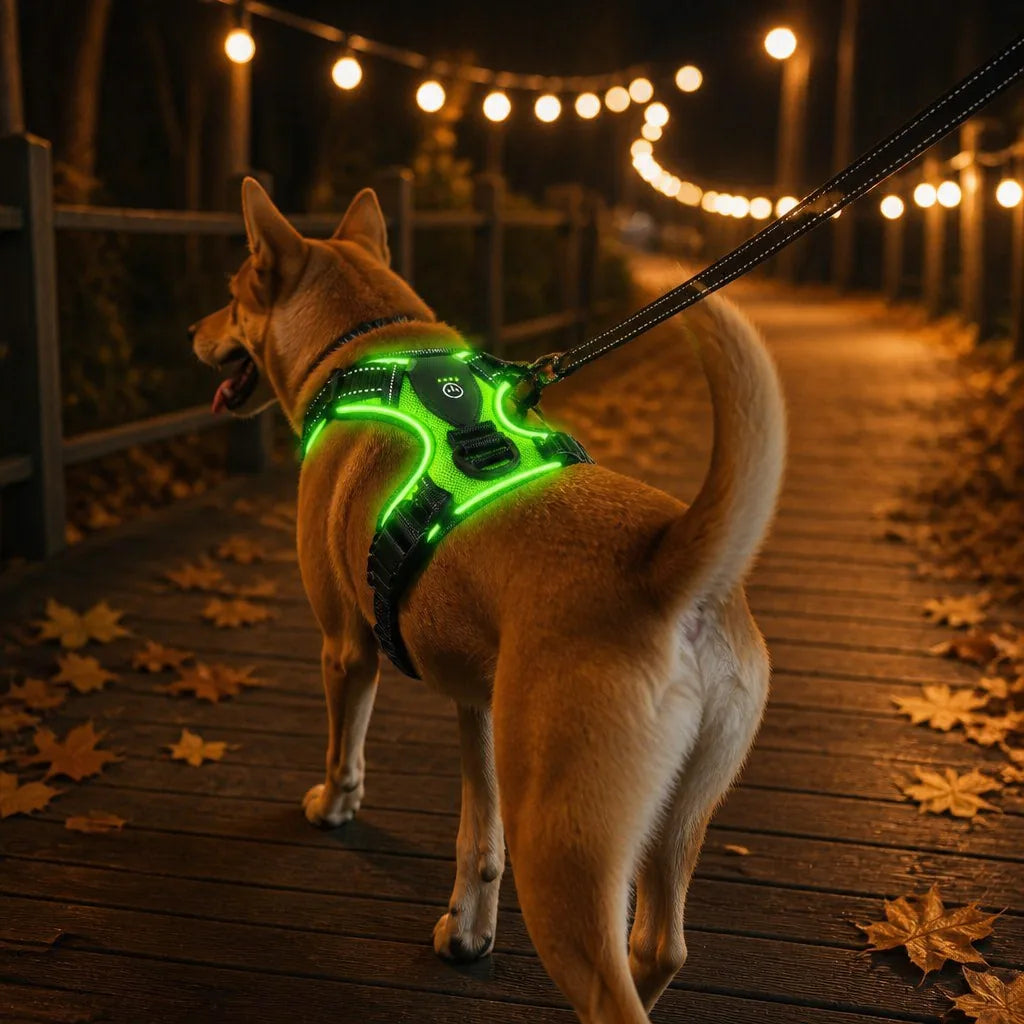 Harnais Lumineux Pour Chien