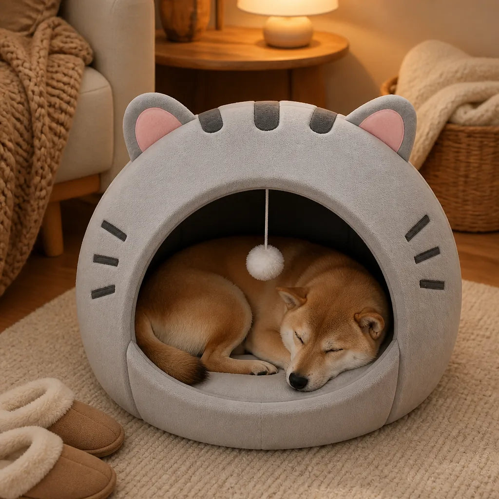 lit-pour-chien-avec-toit