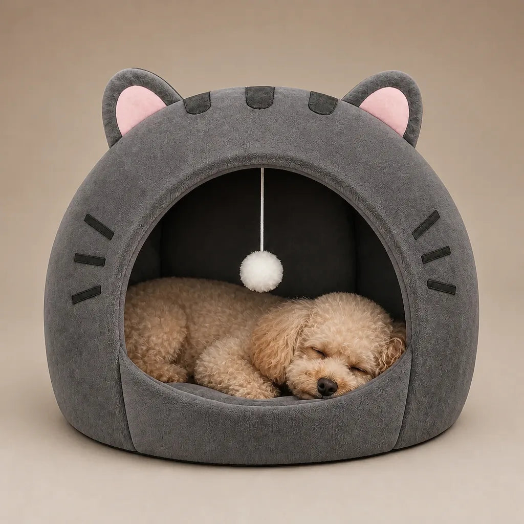 Lit Pour Chien Avec Toit