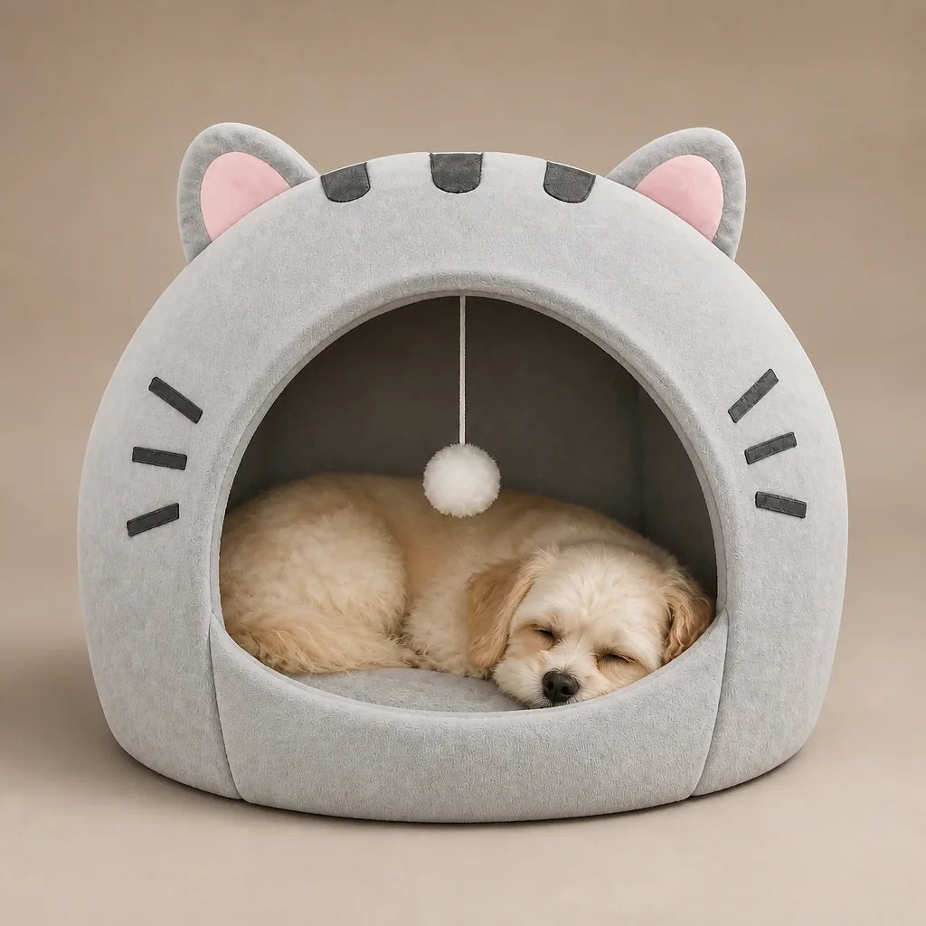 Lit Pour Chien Avec Toit