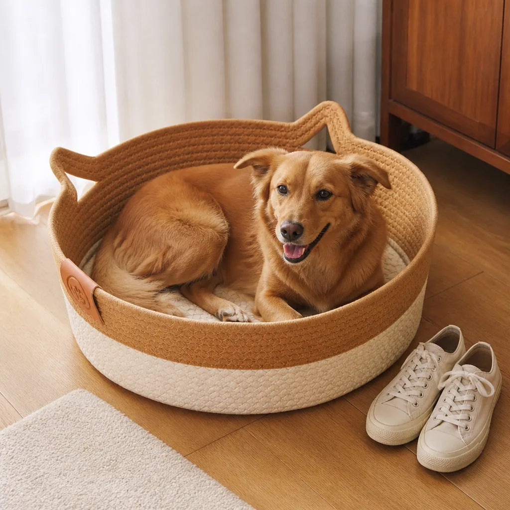 lit-pour-chien-en-rotin