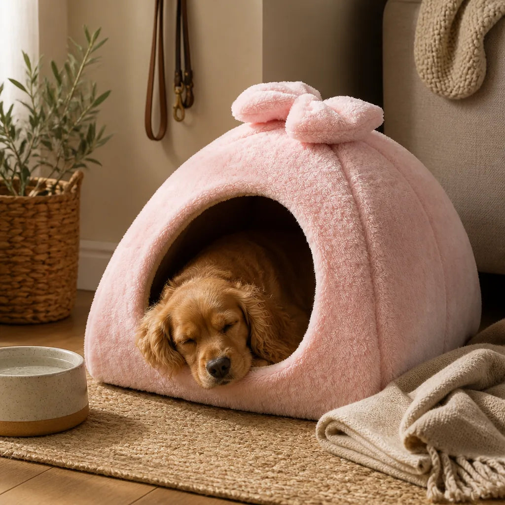 lit-pour-chien-rose