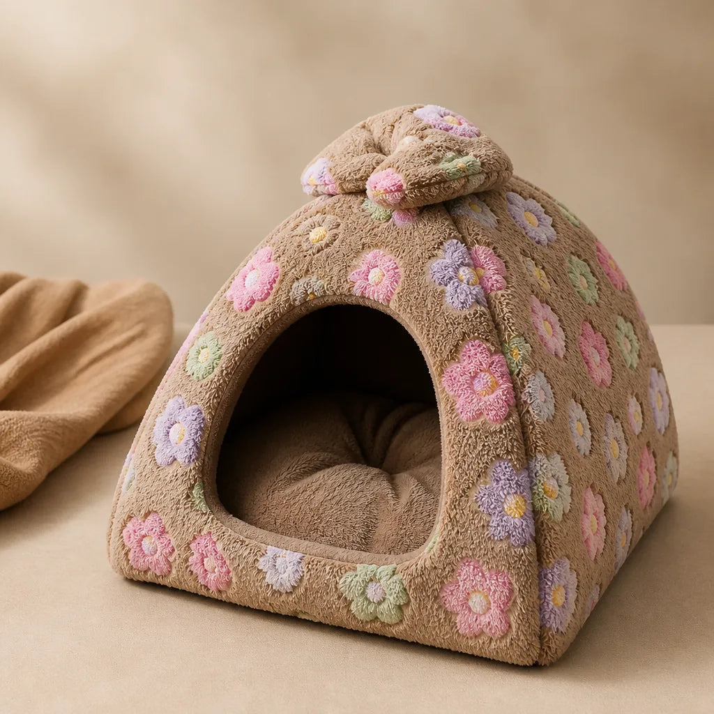 Lit Pour Chien Rose