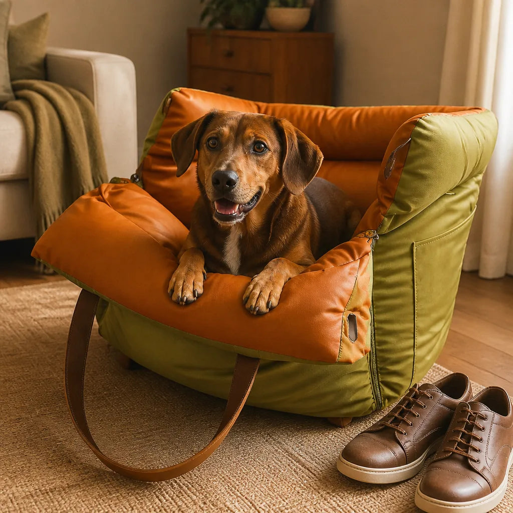 lit-pour-chien-simili-cuir