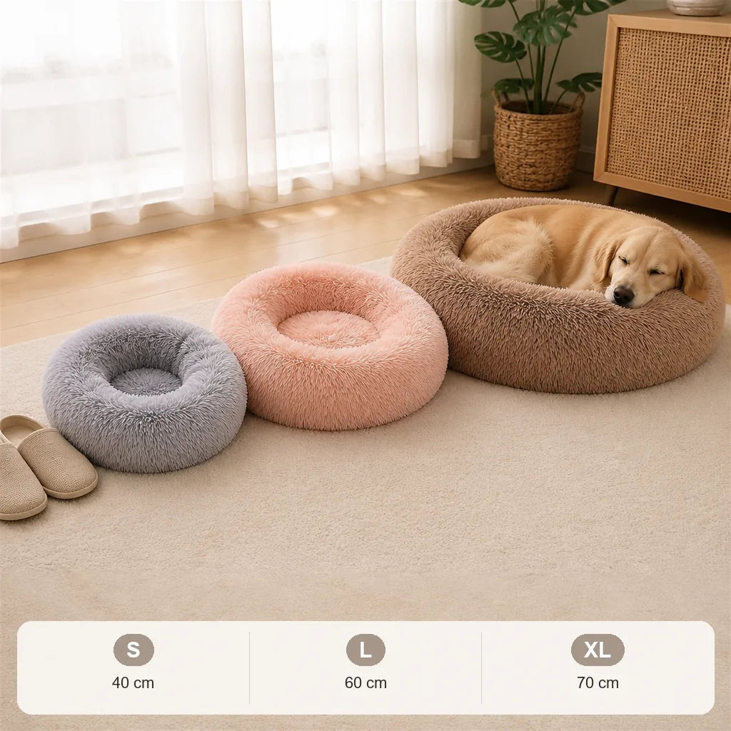 lit-rond-en-peluche-pour-chien