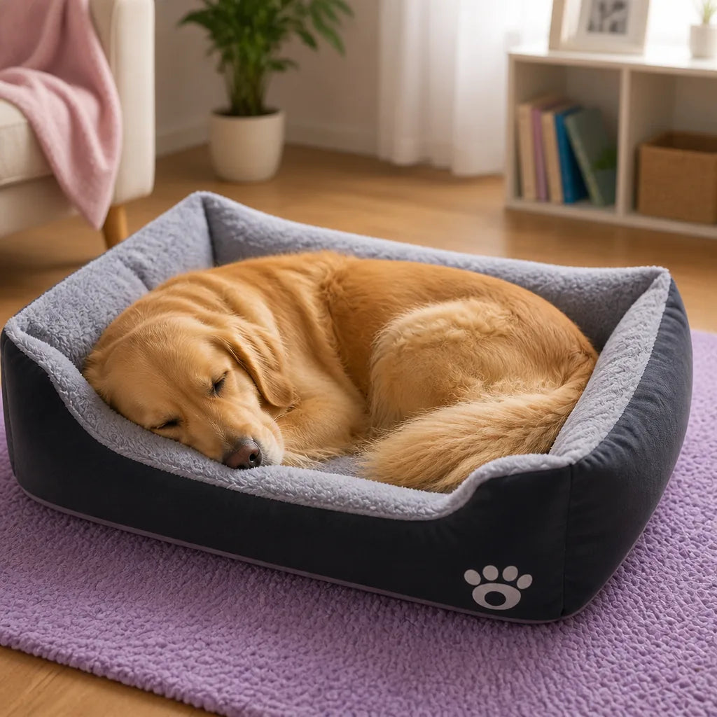 panier-pour-chien-noir