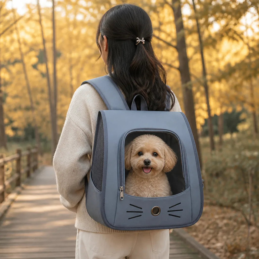 Sac A Dos De Transport Multipoches Pour Chien