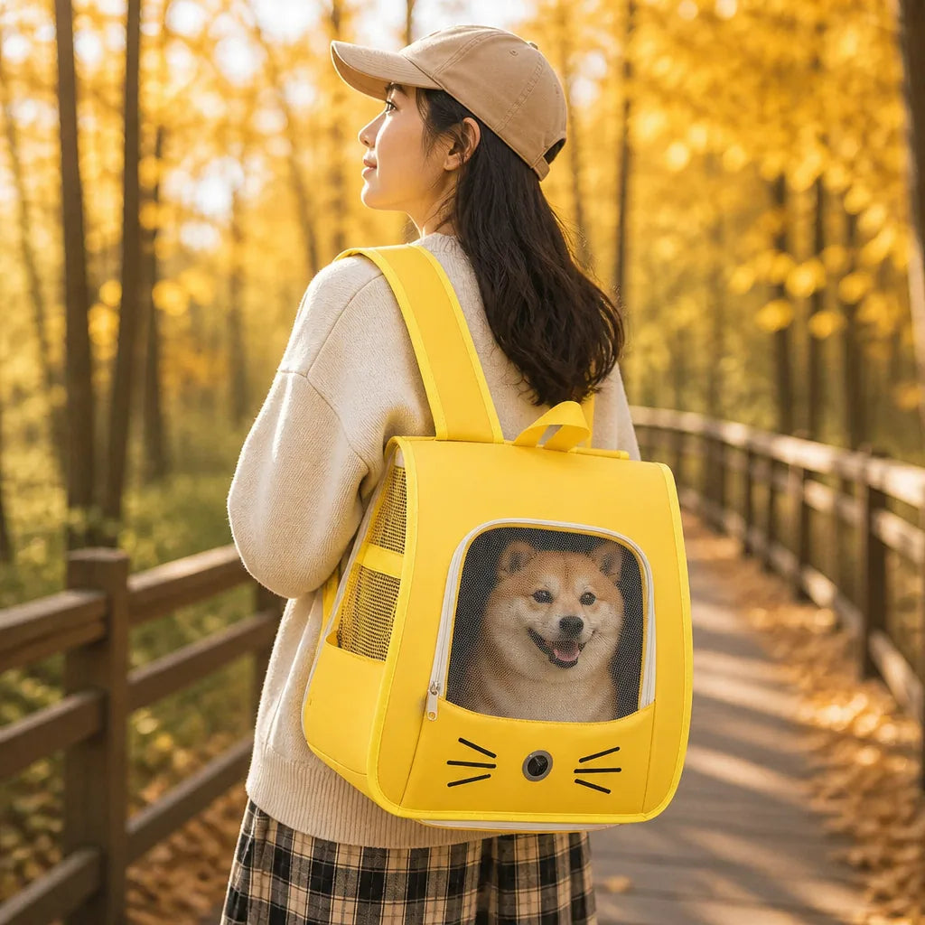 Sac A Dos De Transport Multipoches Pour Chien