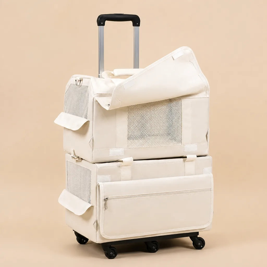 Sac De Transport A Roulette Pour Chien