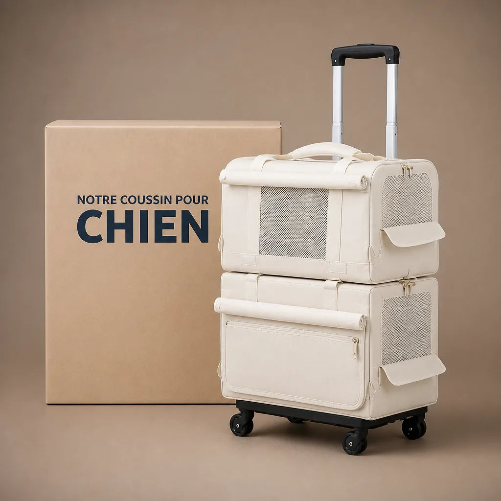 Sac De Transport A Roulette Pour Chien