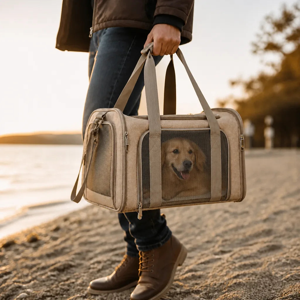 Sac De Transport Avion Chien
