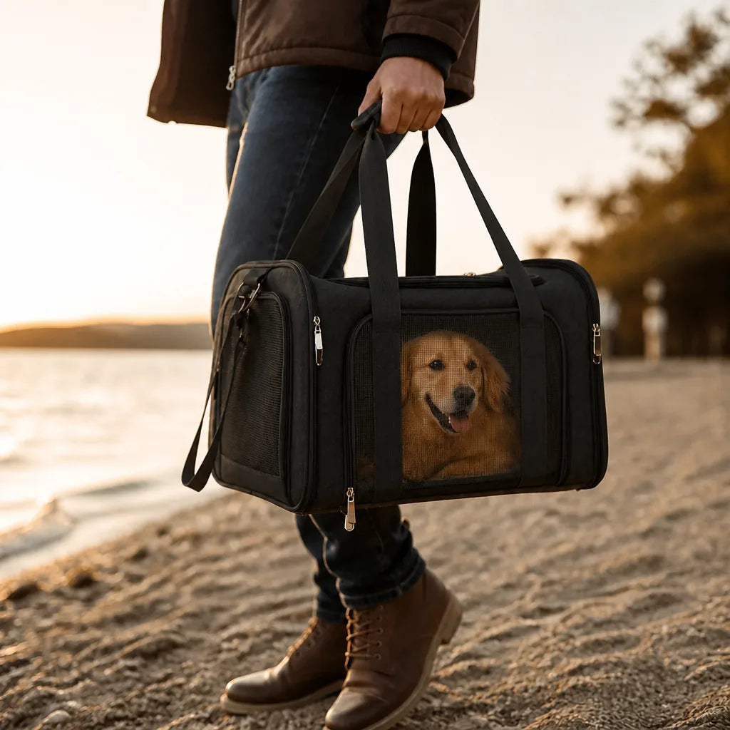 Sac De Transport Avion Chien