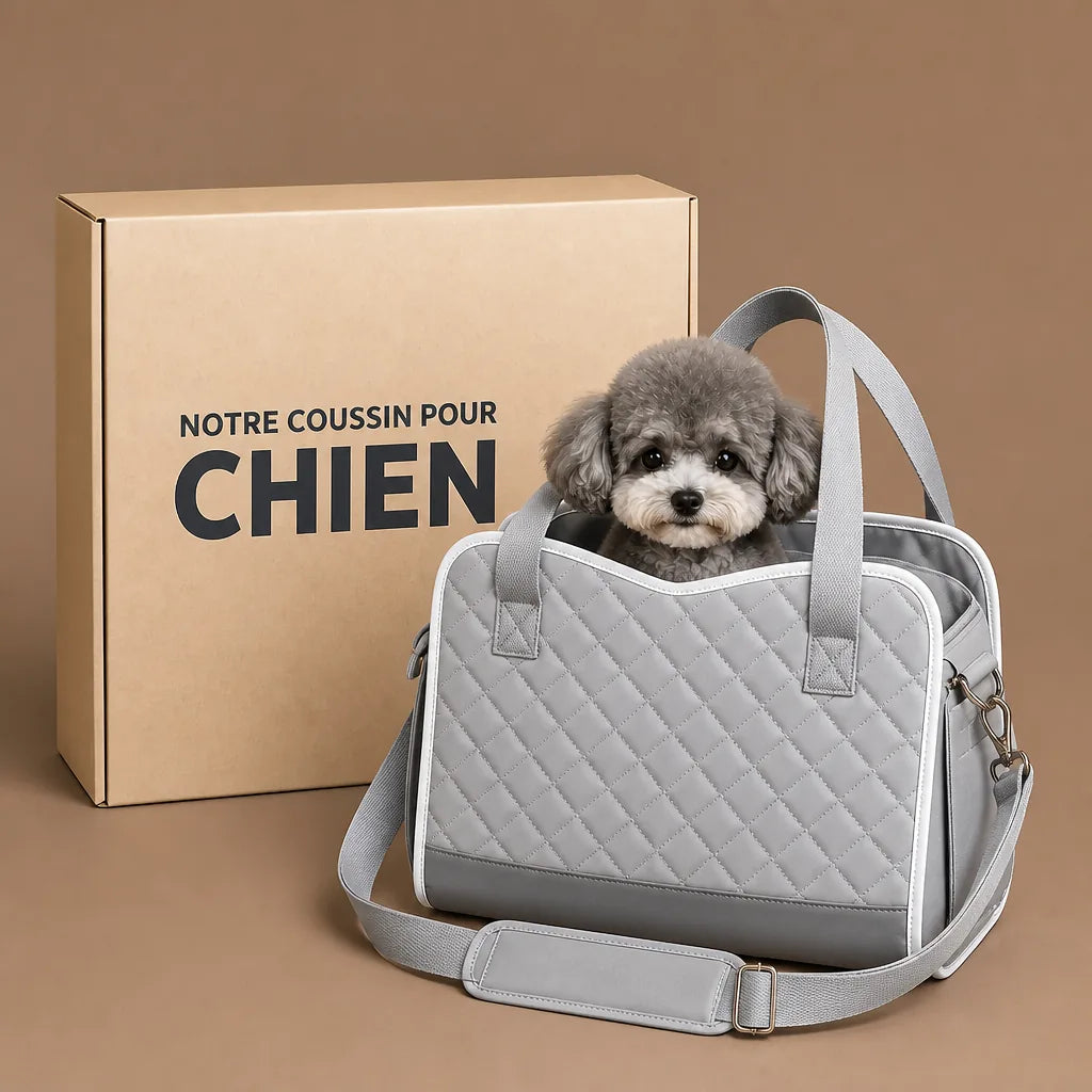Sac De Transport Bandoulière Rose Pour Petit Chien