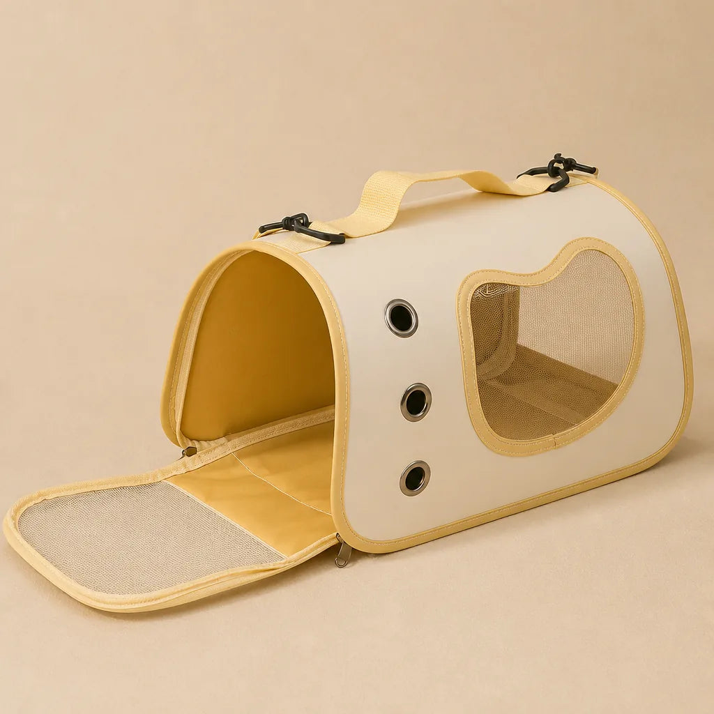 Sac De Transport Pour Petit Chien En Cuir