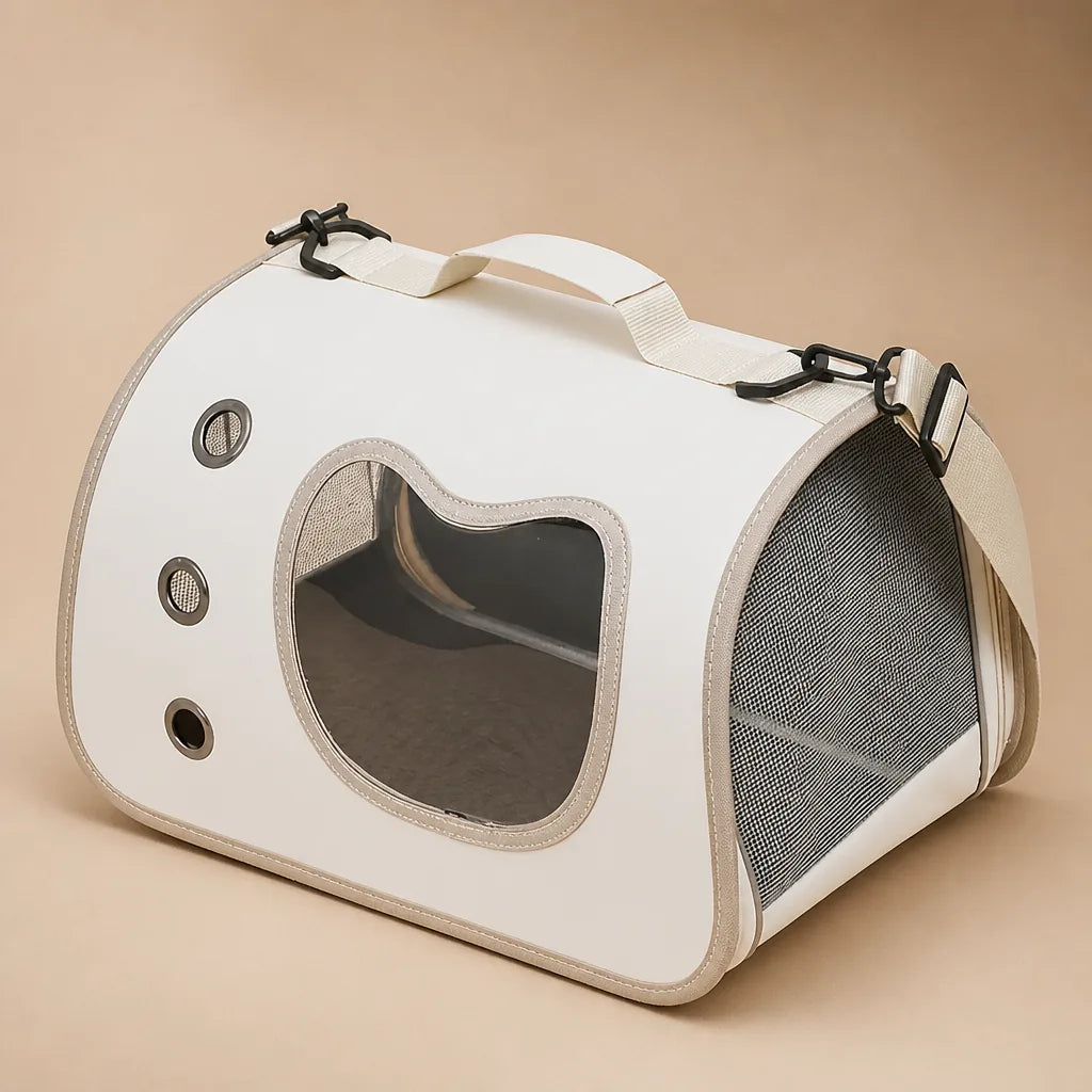 Sac De Transport Pour Petit Chien En Cuir
