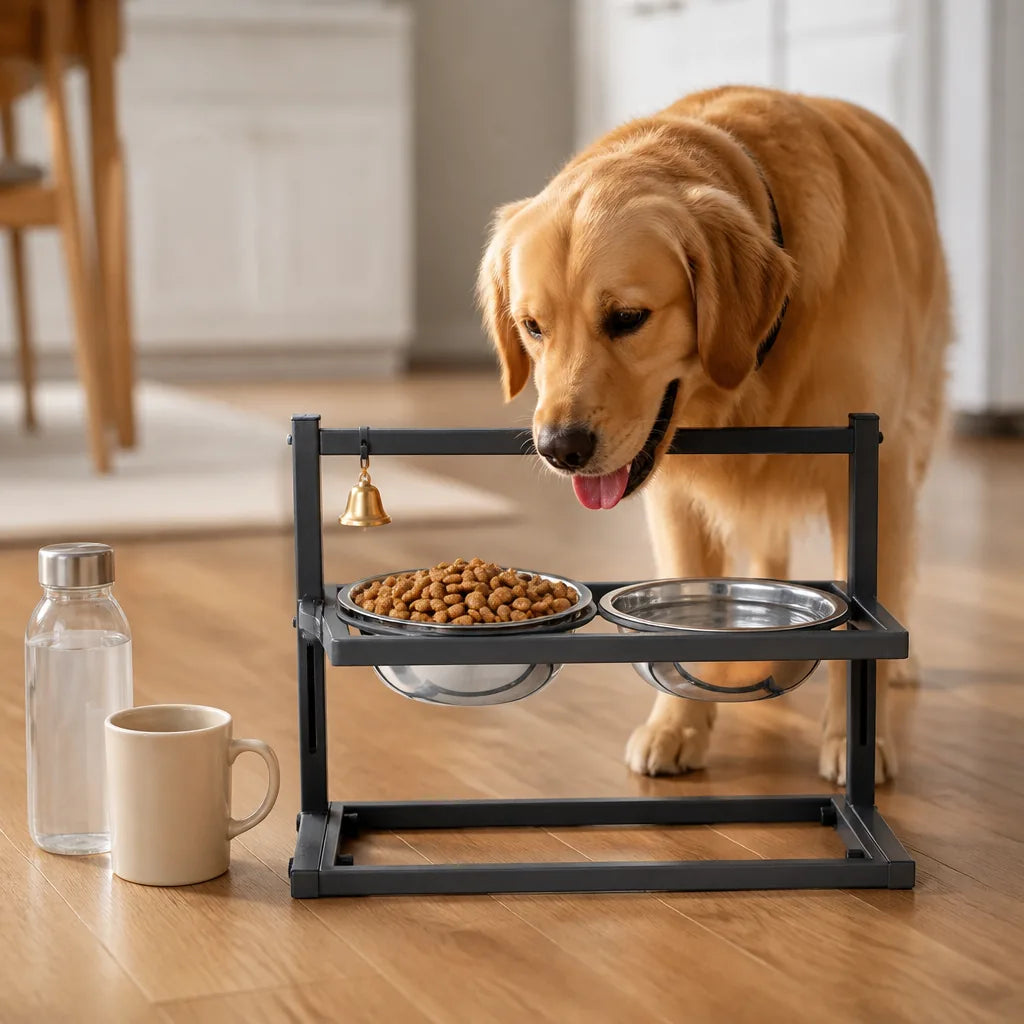 support-gamelle-chien-pour-cage